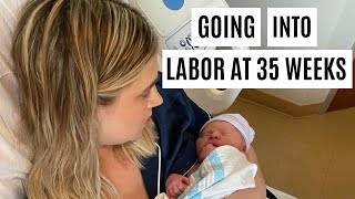 My Son’s Birth Story! Going into Labor at 35 Weeks + 5 Days