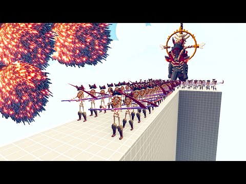 GIANT SPOOKY DEMON ARMY vs ALL OP RANGED UNITS | Tabs | Totally Accurate Battle Simulator