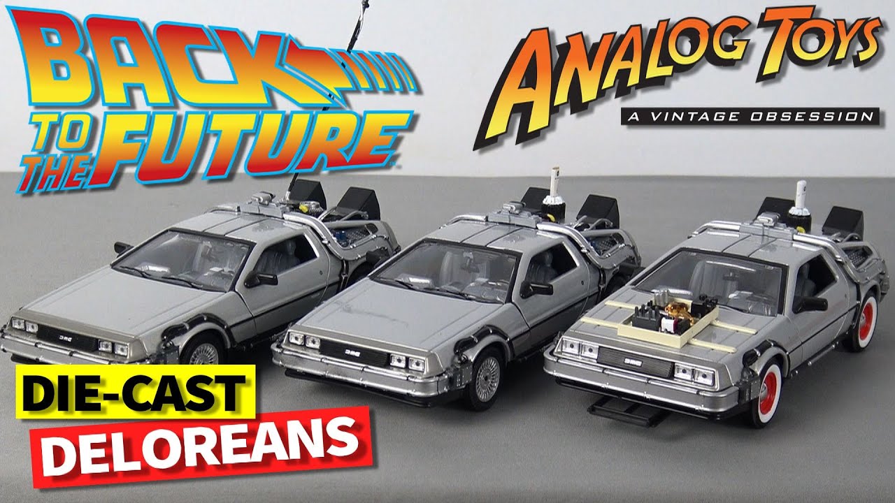 Back to the Future - 1:24 Scale Die Cast Delorean Time Machines