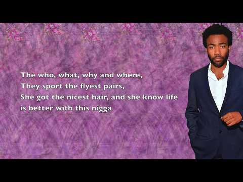 Childish Gambino - Pink Toes (ft. Jhene Aiko) - Lyrics