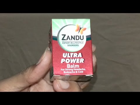 Zandu balm unboxing