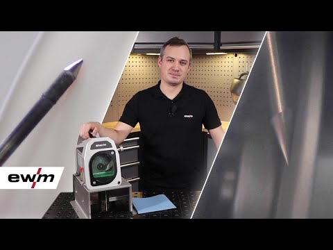Wolframelektrode richtig anschleifen und anspitzen mit Schleifgerät oder Schleifbock | EWM