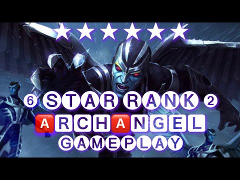 6 star Archangel Rank up & Gameplay - Marvel contest of champions