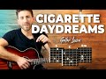 Cigarette Daydreams Guitar Tutorial Cage The Elephant EASY CHORDS Guitar Lesson