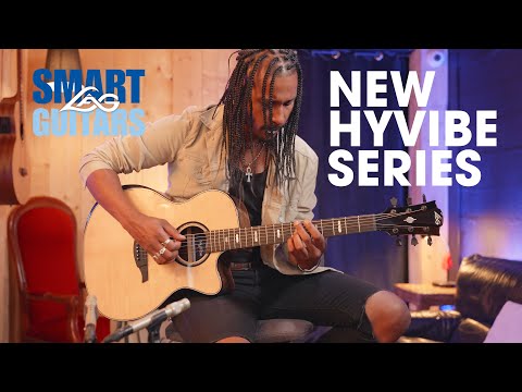 LAG HV50-N-ACE Hyvibe 50 Nylon Auditorium Bevel Cutaway Gloss w/Hybrid Gigbag image 11