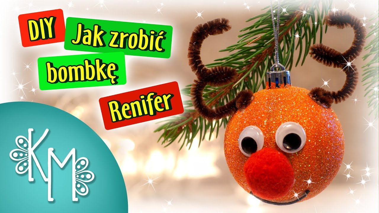 Jak zrobić renifera ze starej bombki | Kreatywna Mama