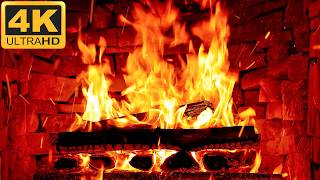 Calm & Relaxing Fireplace 4K for Your Home 🔥 Crackling Fire Sounds for Deep Relaxation & Focus
