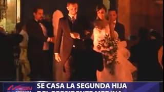 Se casa la segunda hija del presidente Medina