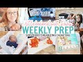Are We Adapting to Three Daughters?? 👧🏽🧒🏽👶🏽 || BABY'S FIRST WEEKEND || Weekly Prep