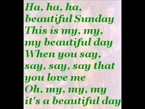 October Cherries - Beautiful Sunday (with lyrics)