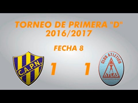 Primera D 2016 2017   Fecha 8   Puerto Nuevo 1 Atlas 1