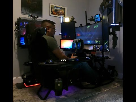 Quick Setup Test - ThrustMaster HOTAS and XoticPC Wraith in Overload