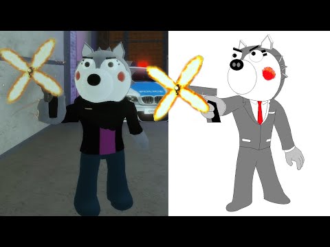 ROBLOX Piggy 2 Officer Doggy Jumpscares New Wolfy Update  ROBLOX PIGGY 2