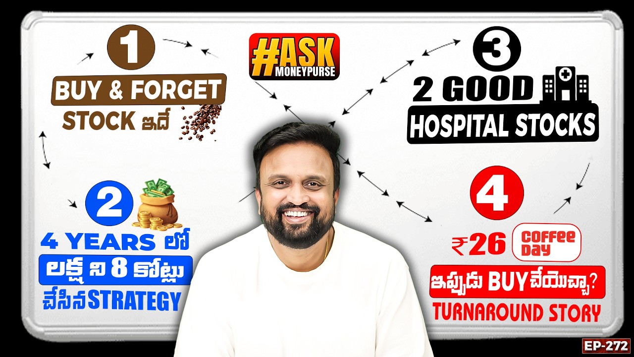 Buy & Forgot Stock ఇదే| 4 Years లో లక్ష ని 8 కోట్లు చేసిన Strategy| Good Hospital Stocks