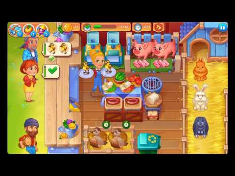 Cooking Farm - Hay & Cook Game - Level 165 🍎🌻🫐 - No Boosters - FULL STORY - CaroGamesNL