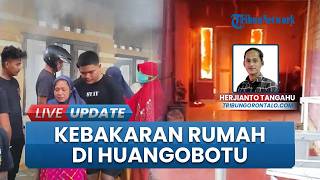 1 Rumah di Huangobotu Gorontalo Ludes Terbakar, Korban Sempat Ingin Terobos Masuk Bangunan