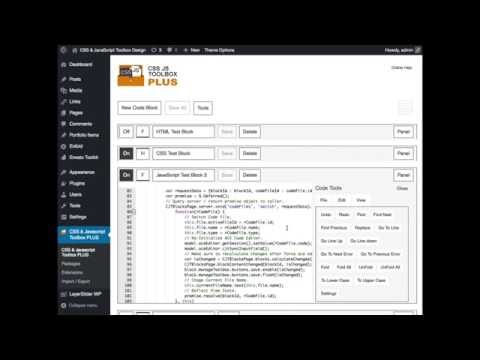 Css Javascript Toolbox Plugin For Wordpress New Ui