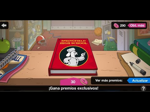 Los Simpson Springfield abrimos Caja Misteriosa del Anuario  3 nuevos personajes por 120 rosquillas
