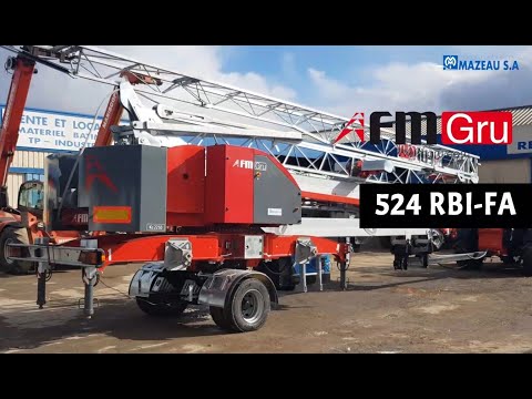 Grue à montage rapide 24 mètres 524 RBI FA