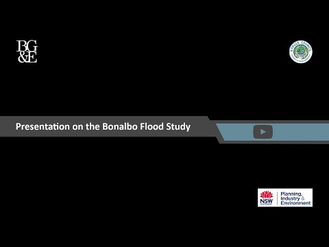 Presentation on the Bonalbo Flood Study