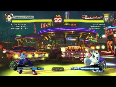 SSF4AE - Chun-Li (A1sauceDaBoss) Vs Guile (daydream03)