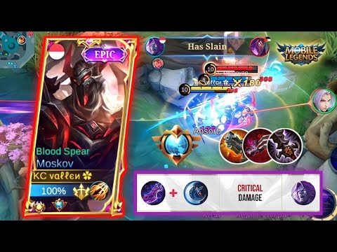 TOP GLOBAL MOSKOV META INSPIRE!!! BUILD TERSAKIT DAN TERBARU MOSKOV 2022 I MOBILE LEGENDS