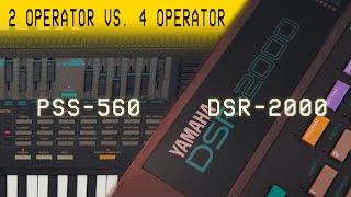 Video thumbnail for Yamaha PSS560 vs DSR2000 by Crab Flag