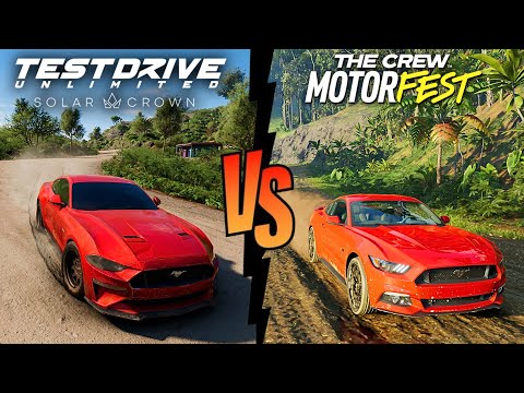 Test Drive Unlimited Solar Crown vs The Crew Motorfest | Graphics & Sounds Comparison