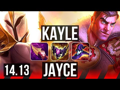 KAYLE vs JAYCE (TOP) | 8 solo kills, 66% winrate | EUW Grandmaster | 14.13