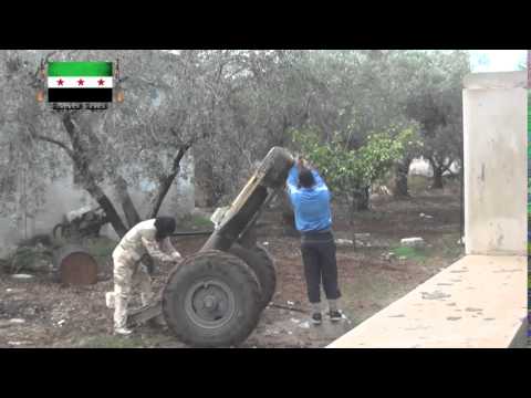 استهداف تجمعات قوات النظام في بلدة الشيخ مسكين في ريف درعا بواسطة مدفع جهنم من قبل فرقة 18 آذار