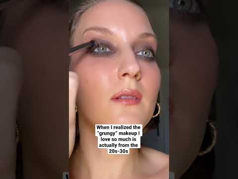 I’ve been living a lie 🙂 #grunge #makeup #1920smakeup #smokeyeye #eyeshadow