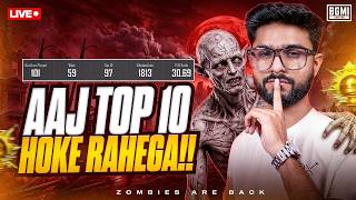 AAJ TOP 10 ME ENTRY HOGI | CONQUEROR RANK PUSH | BGMI LIVE