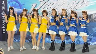 [4k音楽付]20250302 台灣交流賽 賽前活動キツネダンス fighters girls and passion sisters #台湾チア #passonsisters#ファイターズガール