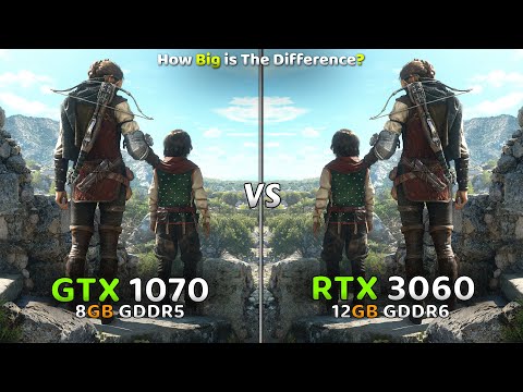 GTX 1070 vs RTX 3060 | How Big Is The Difference? | Test In 2023 With 9 Games🔥