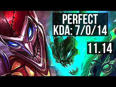 SHACO & Ezreal vs THRESH & Ashe (SUPPORT) | 7/0/14, 600+ games, Godlike | BR Master | v11.14