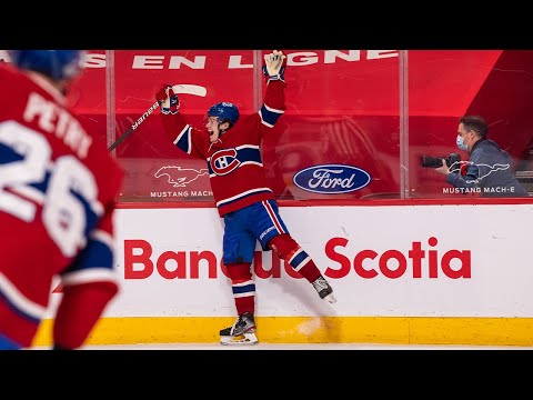 Cole Caufield's first career goal is clutch OT winner against Senators