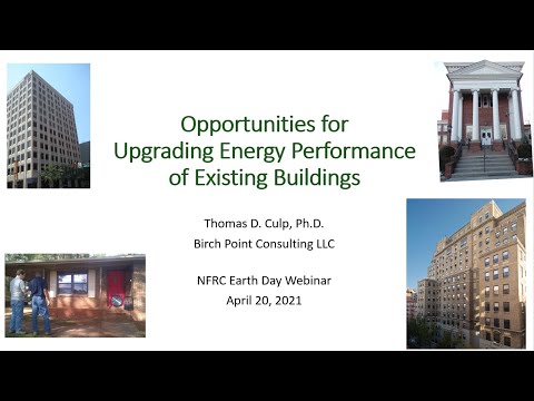 Opportunities for Upgrading Energy Performance of Existing Buildings