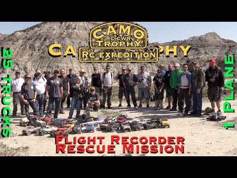 RC CWR Camo Trophy the Flight Recorder Rescue Mission with 25 Trucks