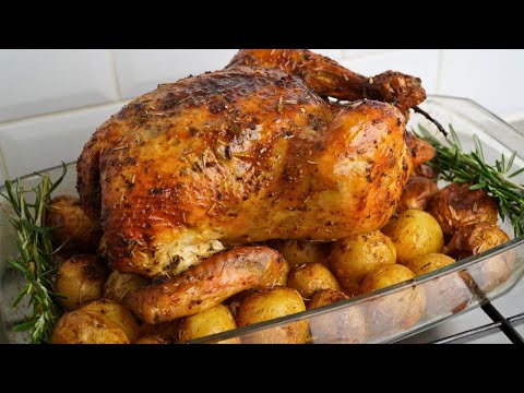 🇵🇪 POLLO NAVIDEÑO AL HORNO | Pollo a las Finas Hierbas