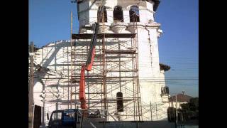 preview picture of video 'Parroquia Santa Cruz  despues del terremoto'