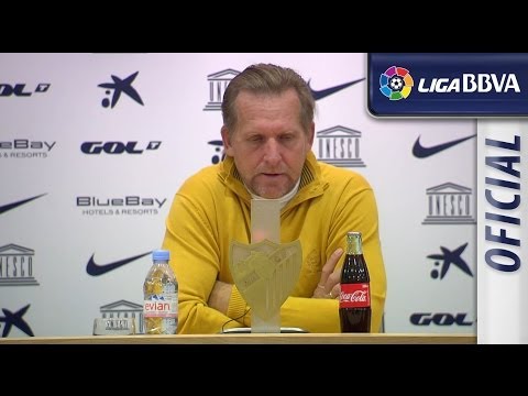 Rueda de Prensa de Schuster tras el Málaga CF (1-0) Getafe CF - HD