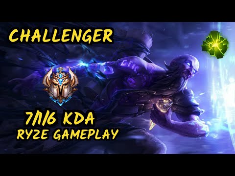 xKenzuke (RYZE) vs YASUO - 7/1/6 KDA MID CHALLENGER GAMEPLAY - EUW