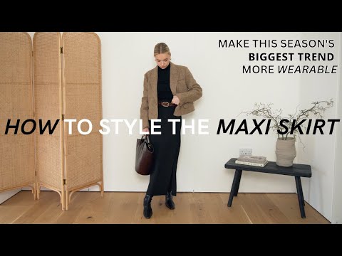 MAXI SKIRT OUTFIT IDEAS | 1 PIECE 5 WAYS