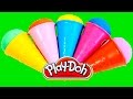Play-Doh Ice Cream Cone Surprise Eggs Hello Kitty Dora Angry Birds Little Pony