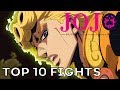 Top 10 JoJo's Bizarre Adventure Fight Scenes (Golden Wind)