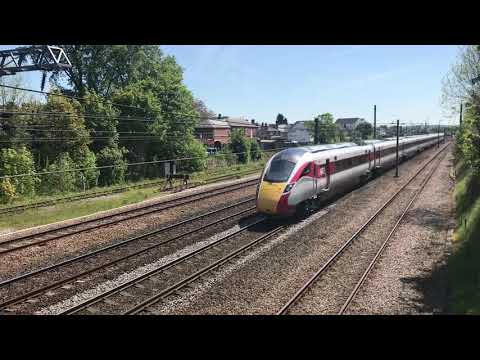 LNER class 800 Azuma first ever passenger run