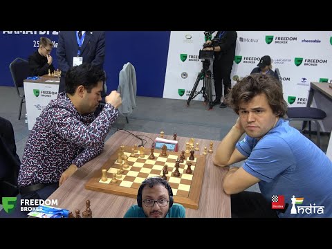 Hikaru Nakamura vs Magnus Carlsen World Blitz 2022 | Commentary by Sagar