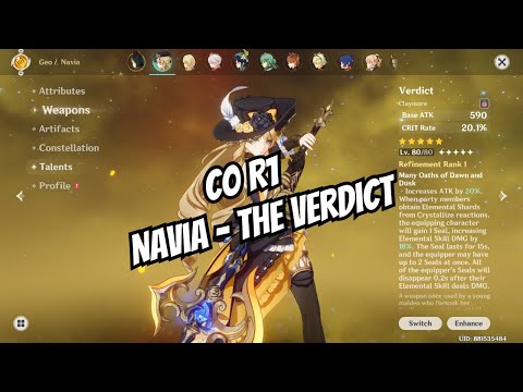 Navia's Game-changing Weapon | "THE VERDICT" | Genshin Impact