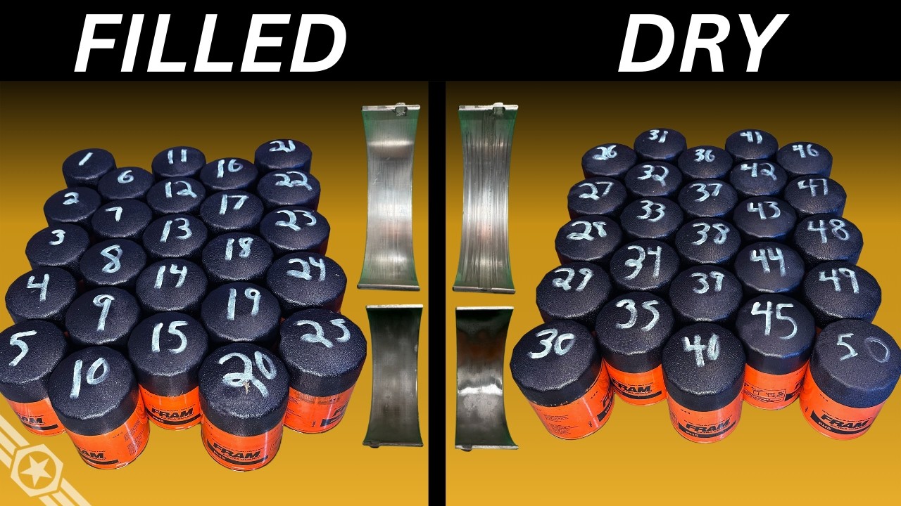 The TRUTH about PRE-FILLING Oil Filters... ACTUAL SCIENCE