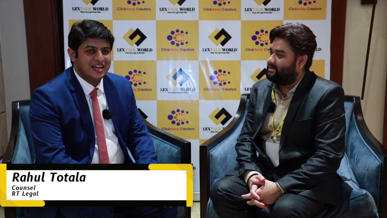 Rahul Totala sharing his thoughts on the LexTalk World Conference, Dubai 2022